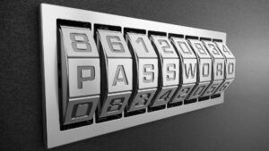 Password écrit à la place de chiffre d'un système à code